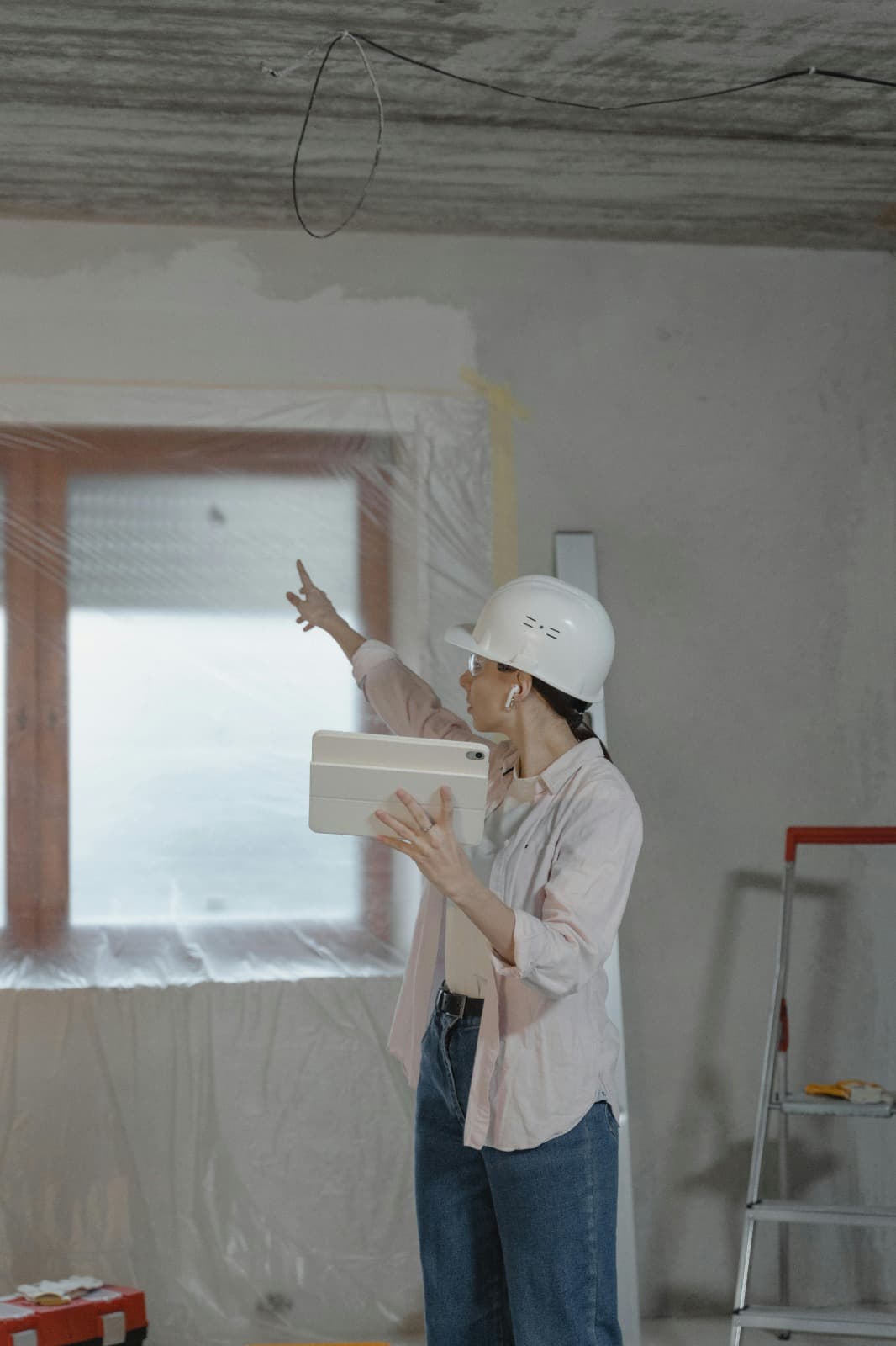 Renovation work underway on an Auckland property